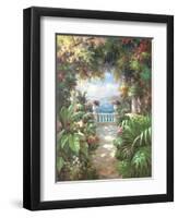 Terrace Retreat-James Reed-Framed Art Print