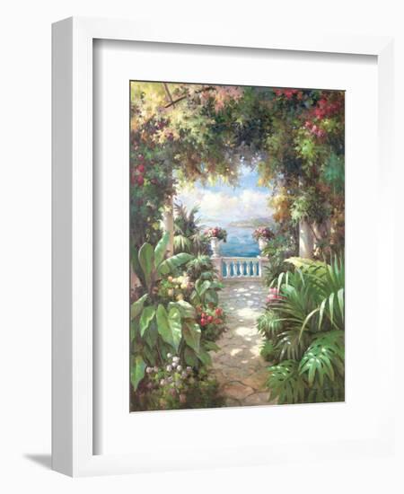 Terrace Retreat-James Reed-Framed Art Print