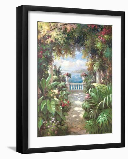 Terrace Retreat-James Reed-Framed Art Print