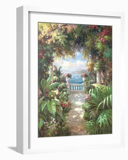 Terrace Retreat-James Reed-Framed Art Print