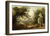 Terrace Ruin in a Park, C1780-Hubert Robert-Framed Giclee Print