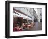 Terrace Seating at Restaurant in Place Saint-Pierre, Bordeaux, Gironde, France, Europe-Hazel Stuart-Framed Photographic Print