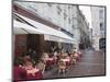 Terrace Seating at Restaurant in Place Saint-Pierre, Bordeaux, Gironde, France, Europe-Hazel Stuart-Mounted Photographic Print