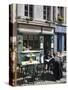 Terrace Tables Outside the Many Cafes and Restaurants on Rue De Lille in Old Quarter of Boulogne-Hazel Stuart-Stretched Canvas