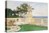 Terrace, Vizcaya, 1917-John Singer Sargent-Stretched Canvas
