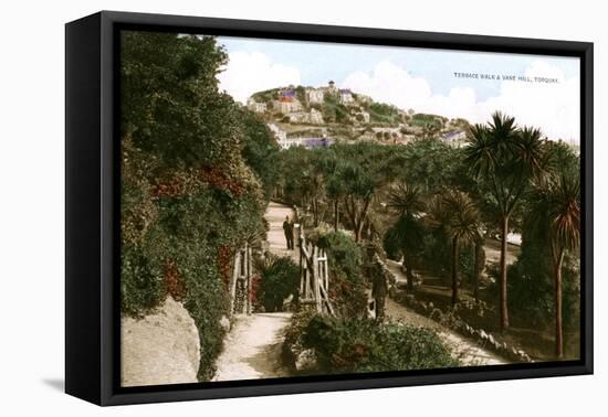 Terrace Walk and Vane Hill, Torquay, Devon, Early 20th Century-Ern Bishop-Framed Stretched Canvas