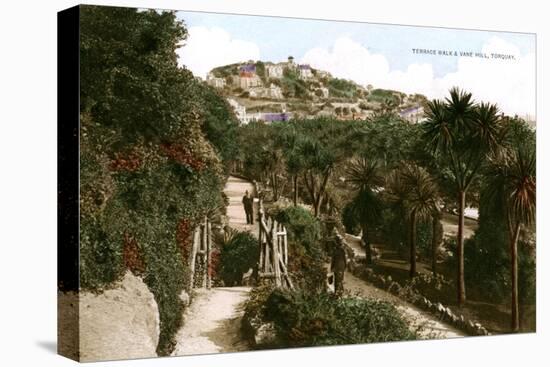 Terrace Walk and Vane Hill, Torquay, Devon, Early 20th Century-Ern Bishop-Stretched Canvas