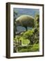 Terrace with Giant Topiary, Villa Barbonella, Lake Como, Lombardy, Italy, Europe-James Emmerson-Framed Photographic Print