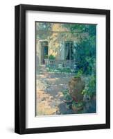 Terrace with Urns-Susan Ryder-Framed Giclee Print