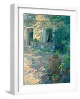 Terrace with Urns-Susan Ryder-Framed Giclee Print