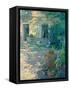 Terrace with Urns-Susan Ryder-Framed Stretched Canvas
