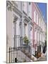 Terraced Houses and Wrought Iron Railings, Kensington, London, England, UK-Mark Mawson-Mounted Photographic Print