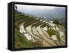 Terraced Rice Fields, Yuanyang, Yunnan Province, China-Angelo Cavalli-Framed Stretched Canvas