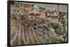 Terraced Village', ca. 1909, Oil on canvas, 121 x 164 cm-JOAQUIM MIR TRINXET-Framed Poster