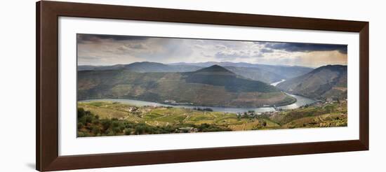 Terraced Vineyards Along the Douro River and Pinhao. Alto Douro-Mauricio Abreu-Framed Photographic Print