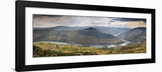 Terraced Vineyards Along the Douro River and Pinhao. Alto Douro-Mauricio Abreu-Framed Photographic Print