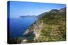 Terraced Vineyards at Corniglia-Mark Sunderland-Stretched Canvas