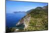 Terraced Vineyards at Corniglia-Mark Sunderland-Mounted Premium Photographic Print