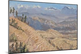 Terraces Dhulikel, Nepal-Tim Scott Bolton-Mounted Giclee Print