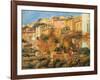 Terraces in Cagnes, c.1905-Pierre-Auguste Renoir-Framed Art Print