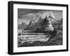 Terraces of the Fraser River, British Columbia, Canada, 19th Century-Bellel-Framed Giclee Print