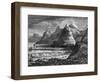 Terraces of the Fraser River, British Columbia, Canada, 19th Century-Bellel-Framed Giclee Print