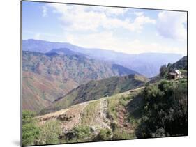 Terraces on Slopes of Mountain Interior at 1800M Altitude, Bois d'Avril, Haiti, West Indies-Lousie Murray-Mounted Photographic Print