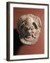 Terracotta Antefix Depicting Satyr, from Gela, Sicily, Italy-null-Framed Giclee Print