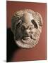Terracotta Antefix Depicting Satyr, from Gela, Sicily, Italy-null-Mounted Giclee Print