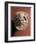 Terracotta Antefix Depicting Satyr, from Gela, Sicily, Italy-null-Framed Giclee Print