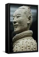 Terracotta Army, Guarded the First Emperor of China, Qin Shi Huangdi's Tomb-Jean-Pierre De Mann-Framed Stretched Canvas