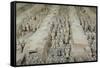 Terracotta Army, Guarded the First Emperor of China, Qin Shi Huangdi's Tomb-Jean-Pierre De Mann-Framed Stretched Canvas