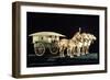 Terracotta Army, Qin Dynasty, 210 BC, Horses and Carriage-null-Framed Giclee Print