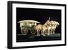 Terracotta Army, Qin Dynasty, 210 BC, Horses and Carriage-null-Framed Giclee Print