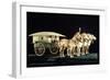 Terracotta Army, Qin Dynasty, 210 BC, Horses and Carriage-null-Framed Giclee Print