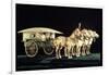 Terracotta Army, Qin Dynasty, 210 BC, Horses and Carriage-null-Framed Giclee Print