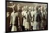 Terracotta Army, Qin Dynasty, 210 BC, Warriors-null-Mounted Giclee Print