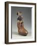 Terracotta Bottle in Form of Woman Suckling Her Baby-null-Framed Giclee Print
