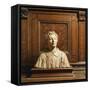 Terracotta Bust-Donatello-Framed Stretched Canvas