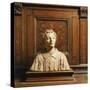 Terracotta Bust-Donatello-Stretched Canvas