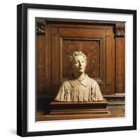 Terracotta Bust-Donatello-Framed Giclee Print
