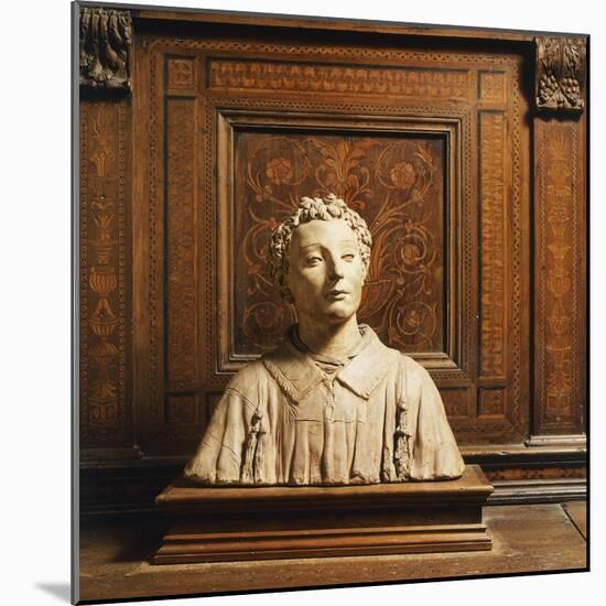 Terracotta Bust-Donatello-Mounted Giclee Print