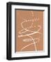 Terracotta Drift II-Annie Warren-Framed Art Print