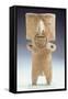 Terracotta Female Figurine Originating from Quimbaya-null-Framed Stretched Canvas