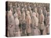 Terracotta Figures from 2000 Year Old Army of Terracotta Warriors, Xian, Shaanxi Province, China-Gavin Hellier-Stretched Canvas