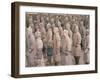 Terracotta Figures from 2000 Year Old Army of Terracotta Warriors, Xian, Shaanxi Province, China-Gavin Hellier-Framed Premium Photographic Print