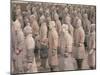 Terracotta Figures from 2000 Year Old Army of Terracotta Warriors, Xian, Shaanxi Province, China-Gavin Hellier-Mounted Photographic Print