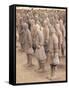 Terracotta Figures from 2000 Year Old Army of Terracotta Warriors, Xian, Shaanxi Province, China-Gavin Hellier-Framed Stretched Canvas