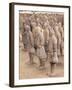 Terracotta Figures from 2000 Year Old Army of Terracotta Warriors, Xian, Shaanxi Province, China-Gavin Hellier-Framed Photographic Print