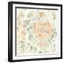 Terracotta Garden Tile I-June Vess-Framed Art Print